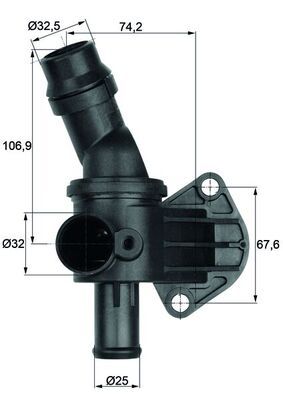 Termostat, płyn chłodzący MAHLE TI887