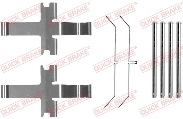 Zestaw akcesoriów, klocki hamulcowe QUICK BRAKE 109-1752