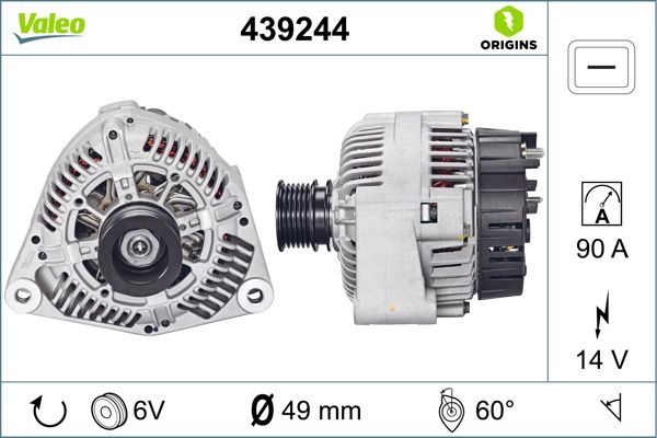 Alternator VALEO 439244