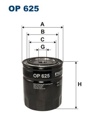 Filtr oleju FILTRON op 625
