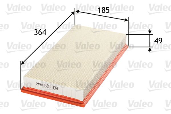 Filtr powietrza VALEO 585009