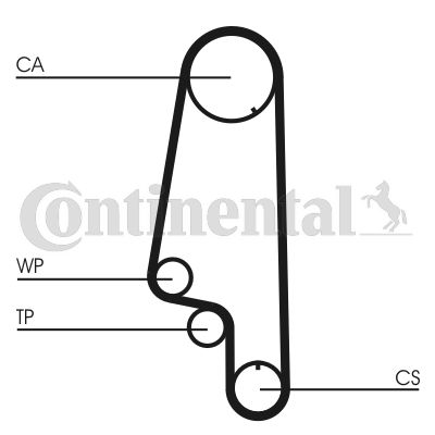 Pompa wody + zestaw paska rozrządu CONTINENTAL CTAM CT846WP3