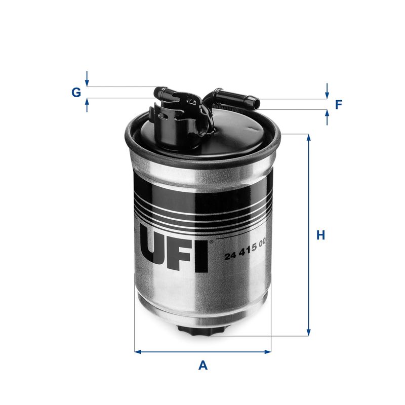 Filtr paliwa UFI 24.415.00