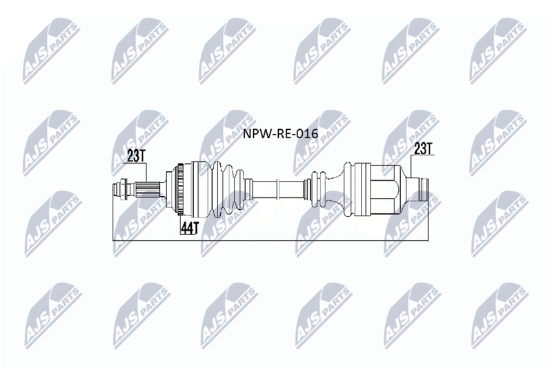 Wał napędowy NTY NPW-RE-016