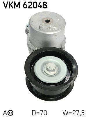 Rolka napinacza, pasek klinowy wielorowkowy SKF vkm 62048