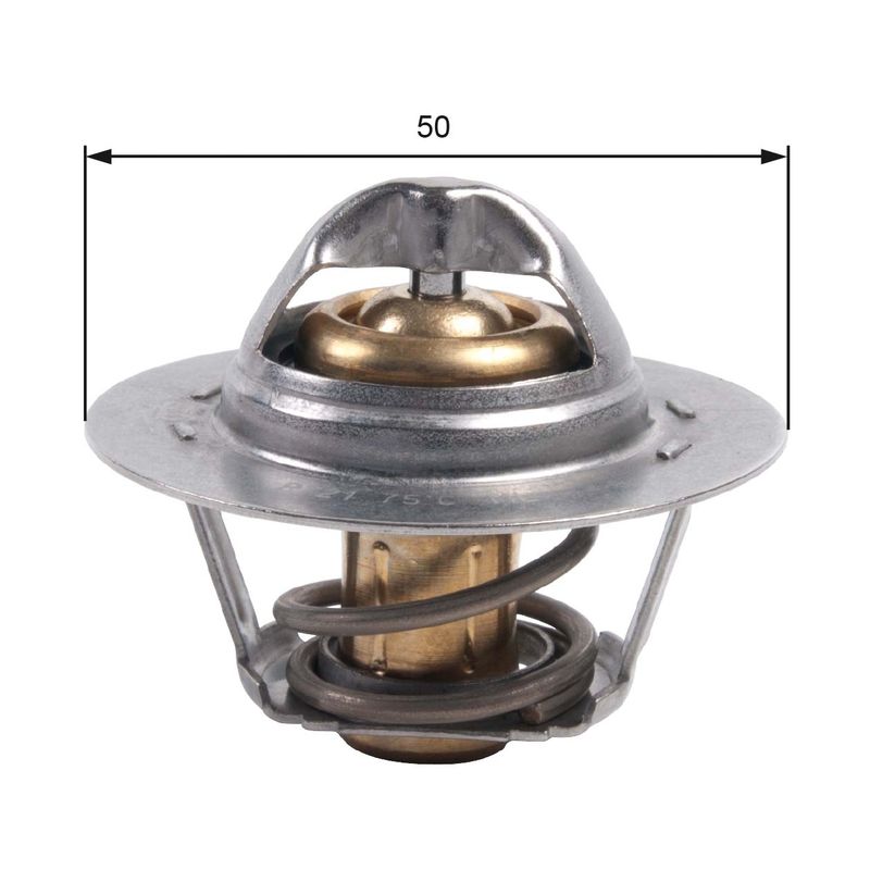 Termostat, płyn chłodzący GATES TH45975G1