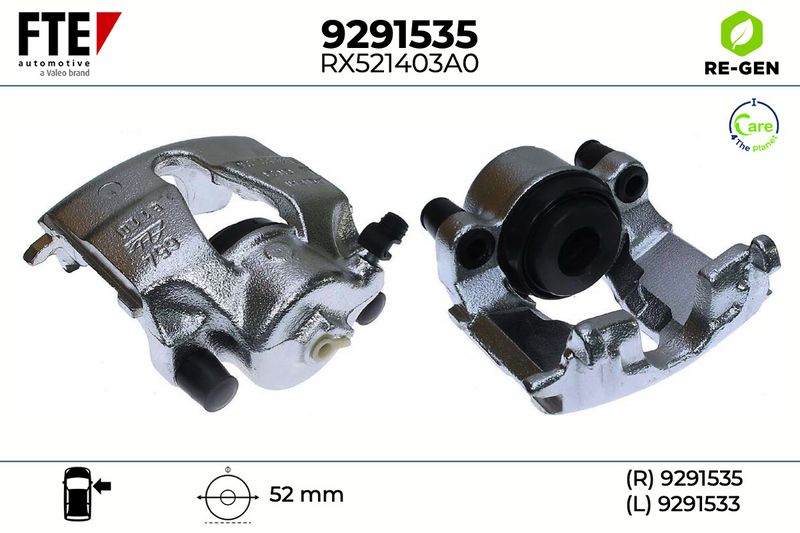 Zacisk hamulca FTE 9291535
