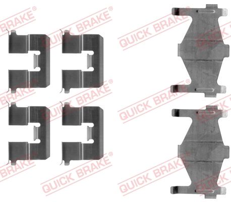 Zestaw akcesoriów, klocki hamulcowe QUICK BRAKE 109-1206