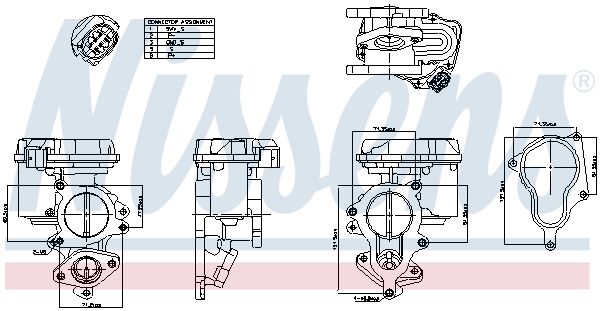 Zawór AGR NISSENS 98156