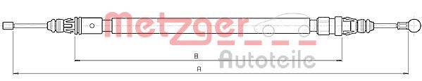 Cięgło, hamulec postojowy METZGER 10.6235
