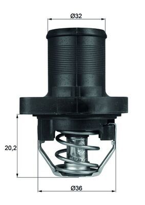 Termostat, płyn chłodzący MAHLE TI4789