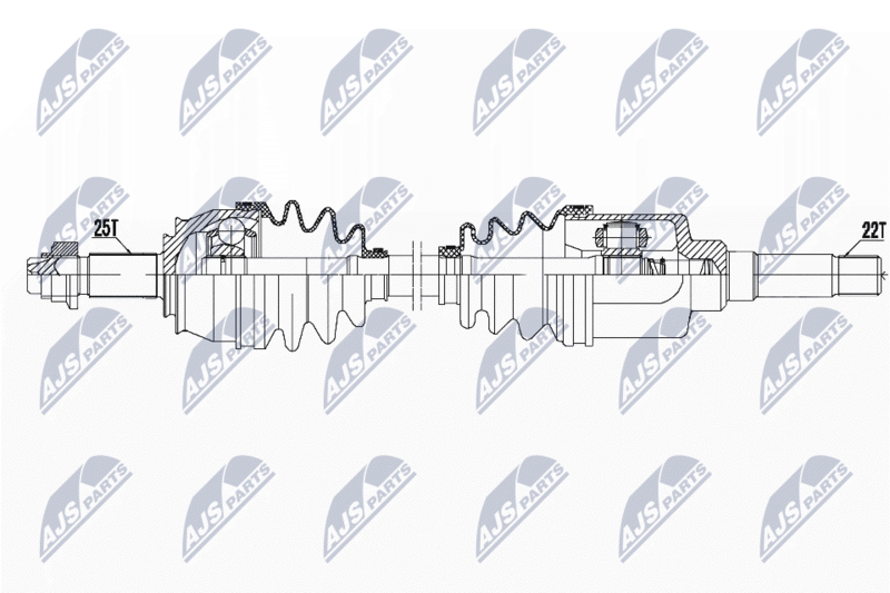 Wał napędowy NTY NPW-CT-071