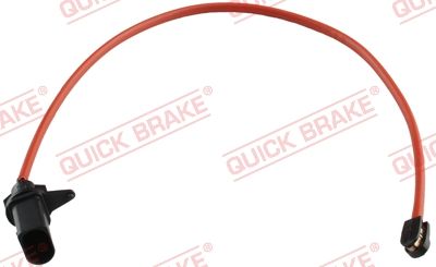 Styk ostrzegawczy, zużycie okładzin hamulcowych QUICK BRAKE WS 0491 A