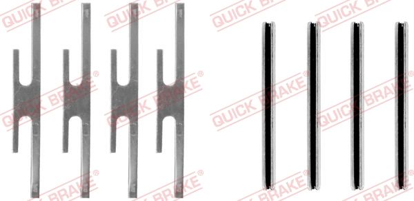 Zestaw akcesoriów, klocki hamulcowe QUICK BRAKE 109-0975