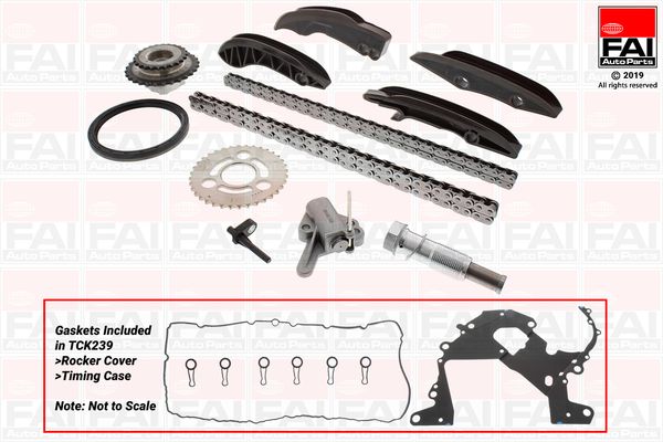 Zestaw łańcucha rozrządu FAI AutoParts tck239