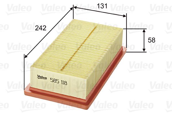 Filtr powietrza VALEO 585118