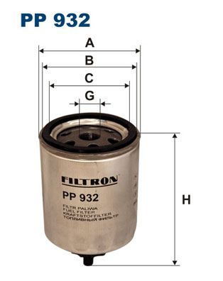 Filtr paliwa FILTRON pp 932