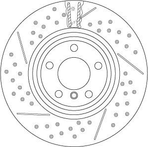 Tarcza hamulcowa TRW DF6606S