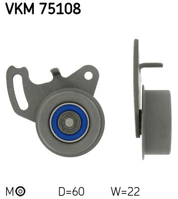 Rolka napinacza, pasek rozrządu SKF VKM75108