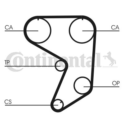 Pasek rozrządu CONTINENTAL CTAM ct900