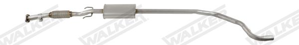 Tłumik przedni WALKER 23668