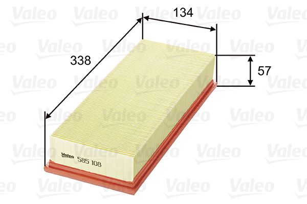 Filtr powietrza VALEO 585108