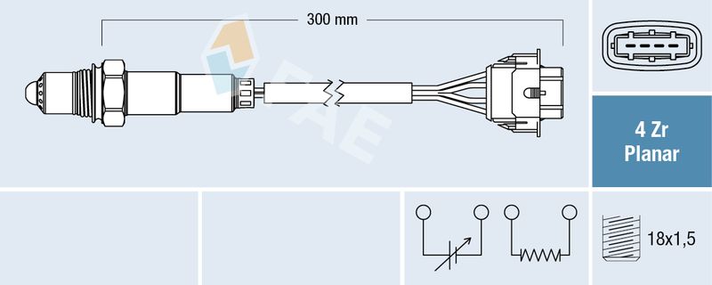Sonda lambda FAE 77575