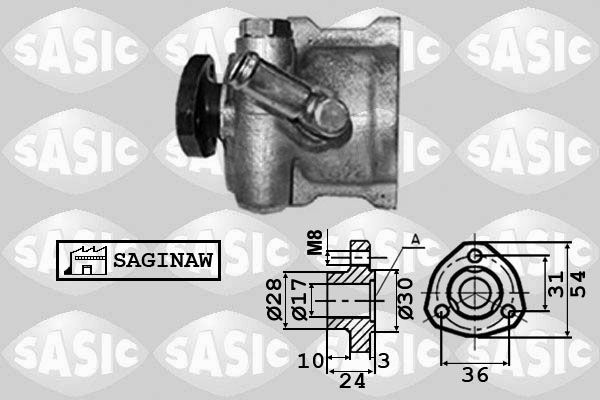 Pompa hydrauliczna, układ kierowniczy SASIC 7076030