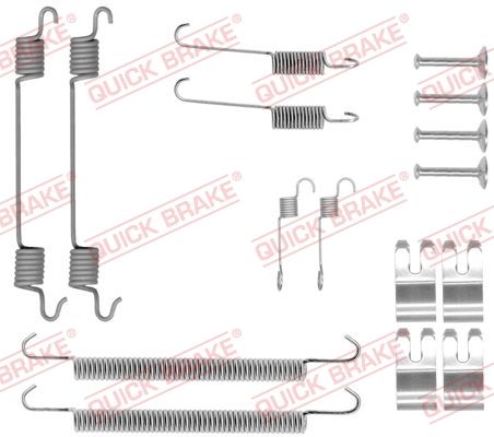 Zestaw akcesoriów, szczęki hamulcowe QUICK BRAKE 105-0029