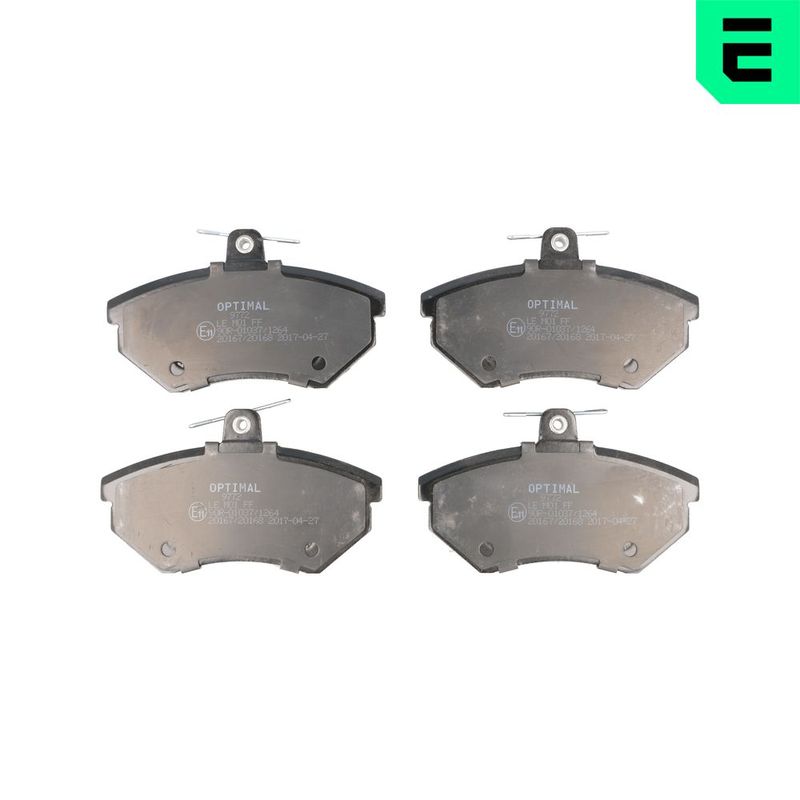 Zestaw klocków hamulcowych, hamulce tarczowe Optimal BP-09772