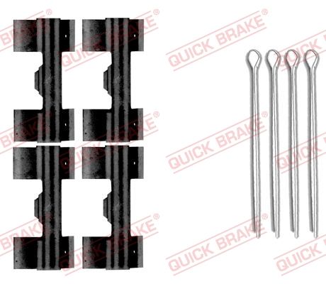 Zestaw akcesoriów, klocki hamulcowe QUICK BRAKE 109-0009