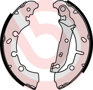 Zestaw szczęk hamulcowych BREMBO S 24 532