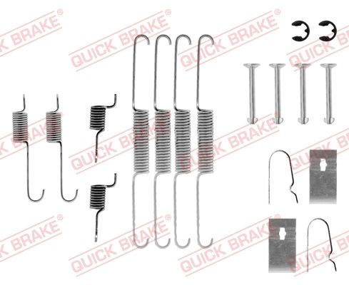 Zestaw akcesoriów, szczęki hamulcowe QUICK BRAKE 105-0636