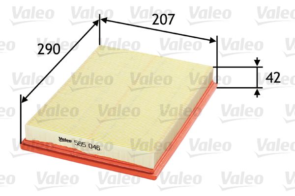 Filtr powietrza VALEO 585046