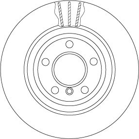 Tarcza hamulcowa TRW DF6617S