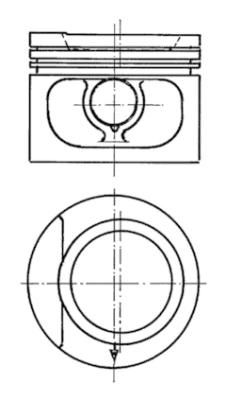 Tłok KOLBENSCHMIDT 93876600