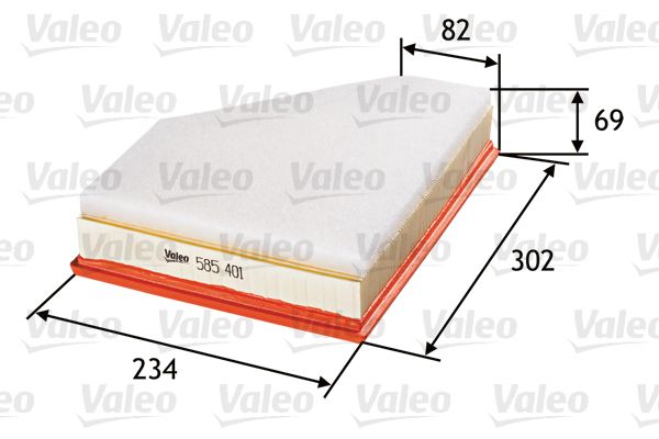 Filtr powietrza VALEO 585401