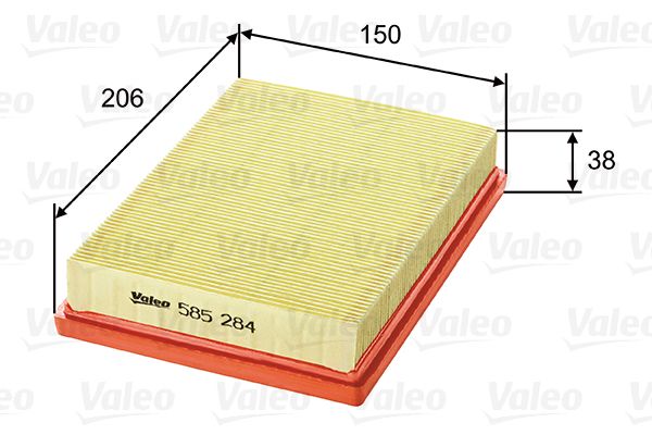 Filtr powietrza VALEO 585284