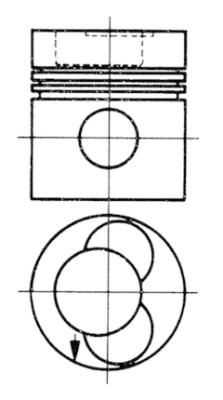 Tłok KOLBENSCHMIDT 92581600