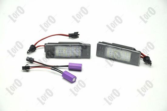 Oświetlenie tablicy rejestracyjnej ABAKUS l54-210-0002led