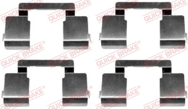 Zestaw akcesoriów, klocki hamulcowe QUICK BRAKE 109-1609