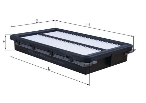 Filtr powietrza KNECHT LX 4759