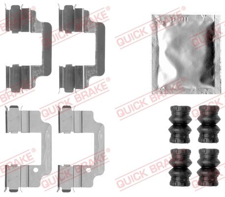 Zestaw akcesoriów, klocki hamulcowe QUICK BRAKE 109-1806