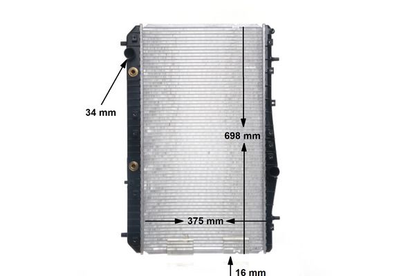 Chłodnica, układ chłodzenia silnika MAHLE CR1308000S
