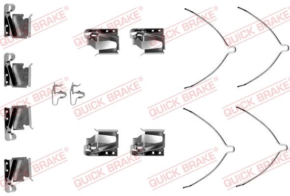 Zestaw akcesoriów, klocki hamulcowe QUICK BRAKE 109-1268