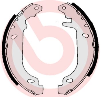 Zestaw szczęk hamulcowych BREMBO S 68 520