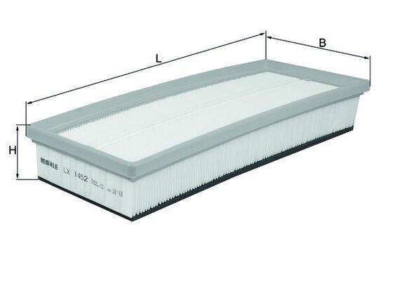 Filtr powietrza KNECHT LX 1452