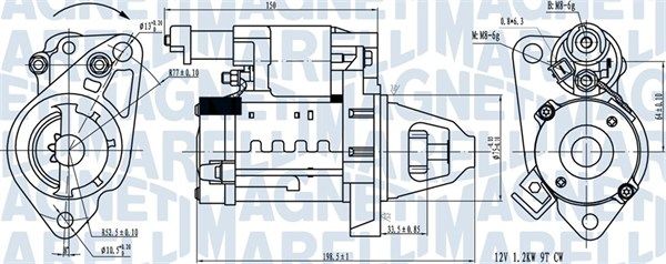 Rozrusznik MAGNETI MARELLI 063721642610