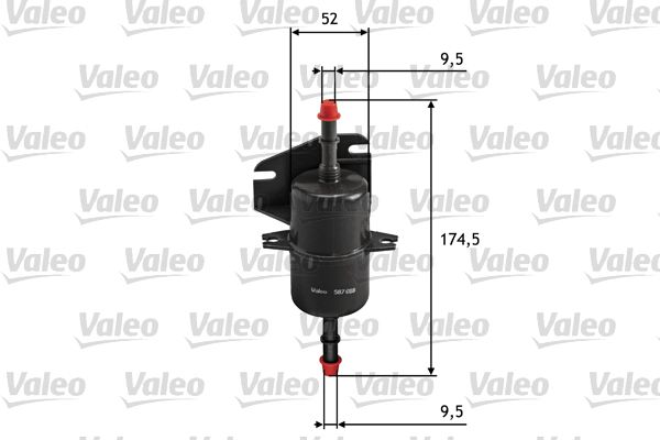 Filtr paliwa VALEO 587018