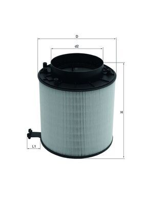 Filtr powietrza KNECHT LX 2091D